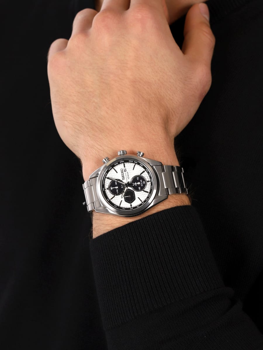 Reloj SEIKO Chronograph SSC769P1 Solar Acero Hombre Plateado3