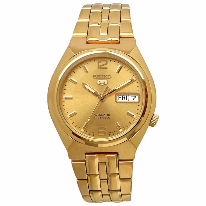 Automatico Reloj Seiko Oro Hombre Reloj SEIKO SNKL64K1 Automático