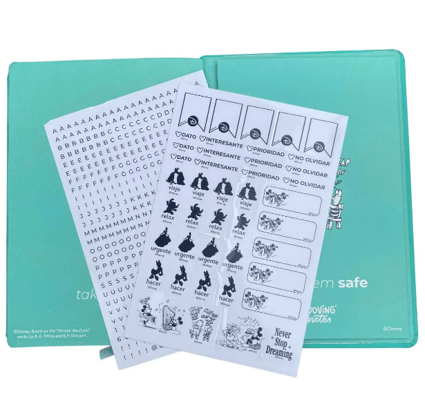 Mooving Notes A5 Tapa Dura Rayado Disney 100 1246118