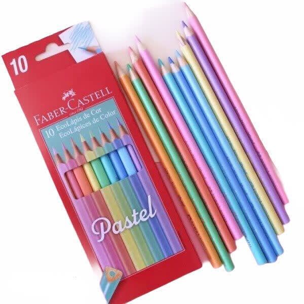 FABER CASTELL ECOLAP DE COLOR PASTELES ESTX10 FABER CASTELL ECOLAP DE COLOR PASTELES ESTX10