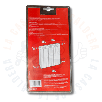 KIT DE MONTAJE PARA RADIADOR DE ALUMINIO FONDITAL