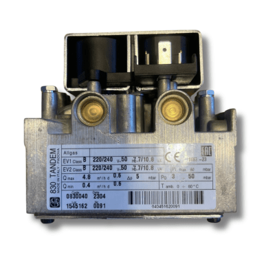 VÁLVULA DE GAS SIT 830 TANDEM PARA CALDERA SIME RX 26 IONO