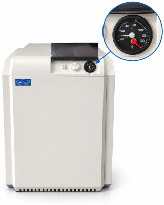 TERMOMANÓMETRO PARA CALDERA ATTACK 0–120 °C / 0–4 BAR CON CAPILAR 1 METRO