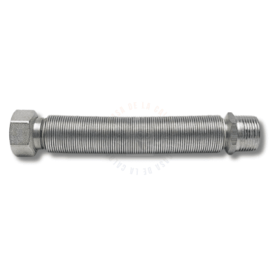 FLEXIBLE EXTENSIBLE DE ACERO INOXIDABLE 1” HI-HE 50/100 CM PARA CONEXIONES DE AGUA Y CALEFACCIÓN