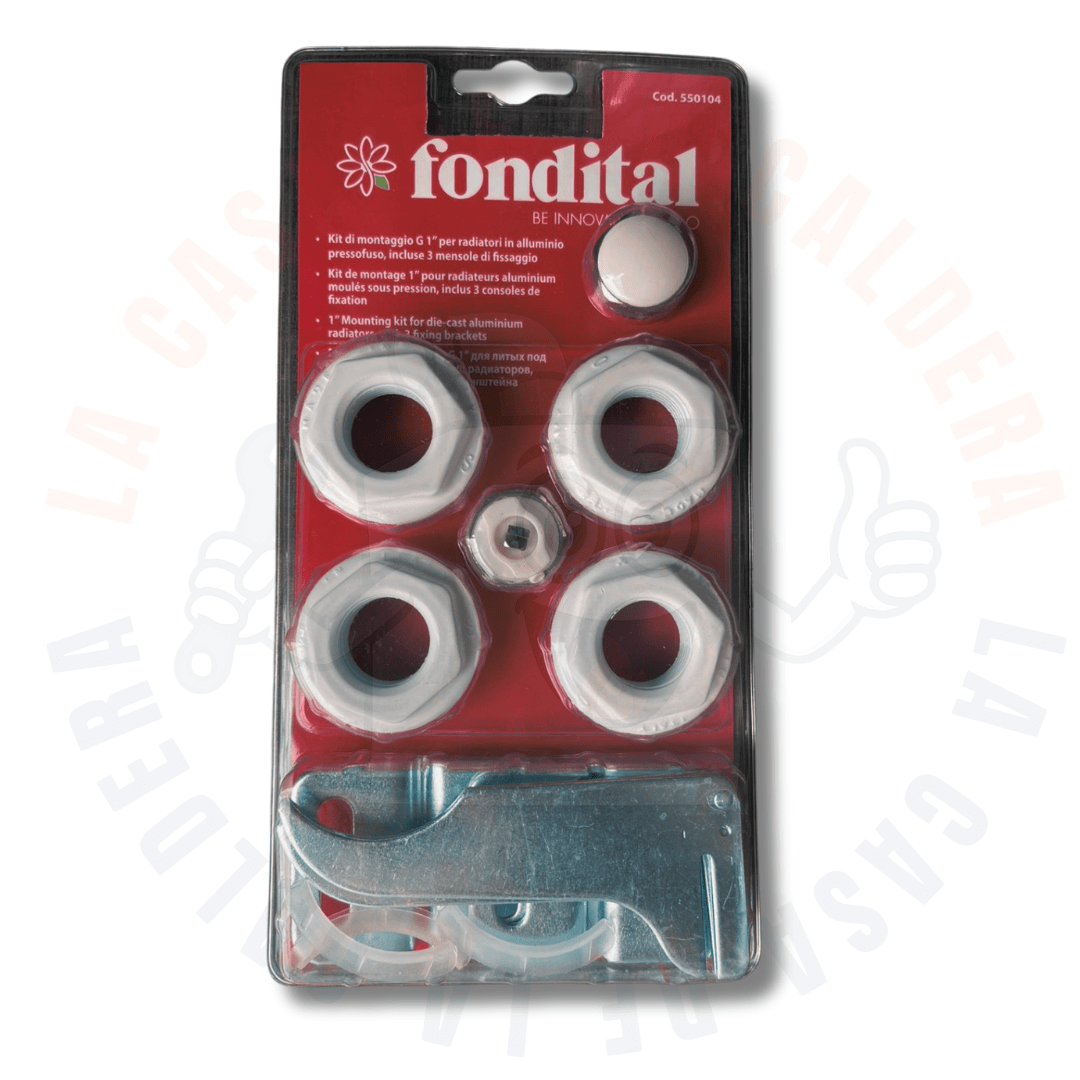 KIT DE MONTAJE PARA RADIADOR DE ALUMINIO FONDITAL 1