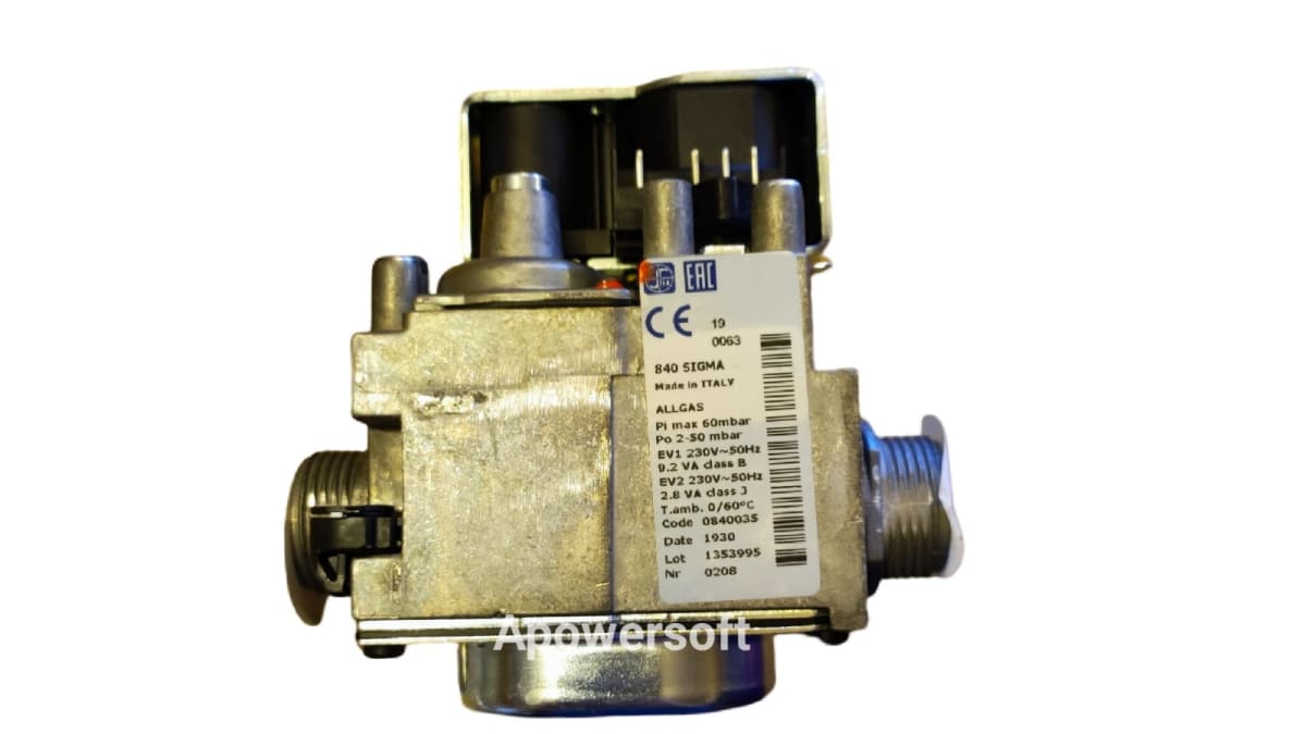 VÁLVULA DE GAS SIT 840 SIGMA PARA CALDERA NOVA FLORIDA BALI 1