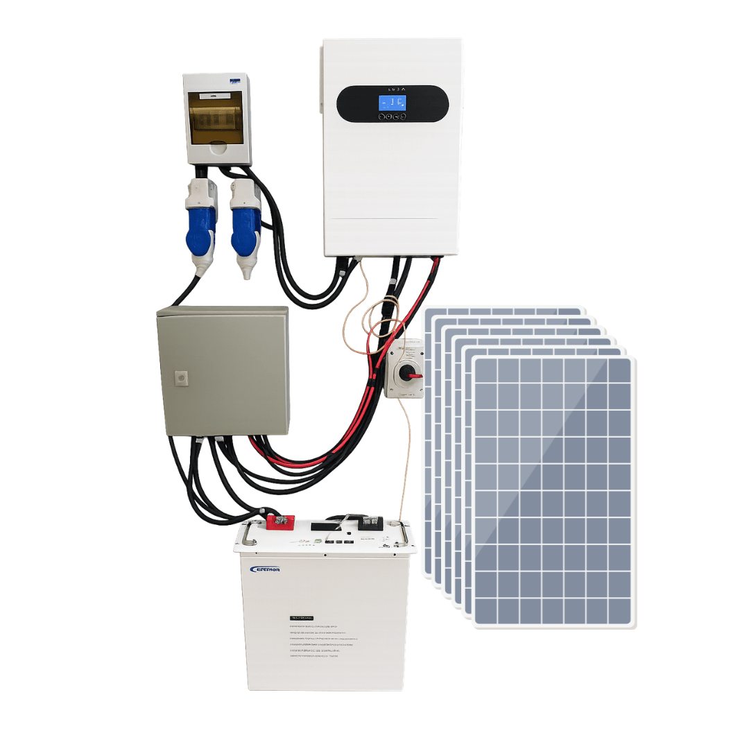 KIT SOLAR 5kW COMPLETO CON BATERÍA DE LITIO2