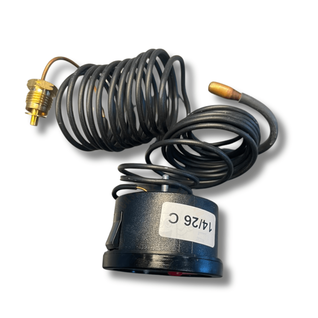 TERMOMANÓMETRO PARA CALDERA ATTACK 0–120 °C / 0–4 BAR CON CAPILAR 1 METRO2