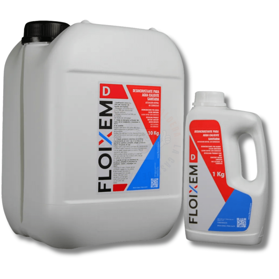 FLOIXEM D – DESINCRUSTANTE PARA CIRCUITOS DE AGUA CALIENTE SANITARIA 2 KG2