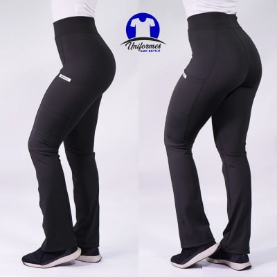 PANTALON MUJER FLEX GRIS