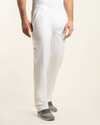 PANTALON HOMBRE WORK BLANCO
