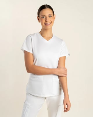 DELANTAL MUJER WORK BLANCO