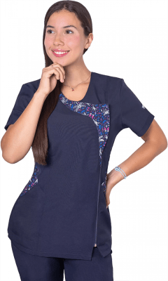 DELANTAL LIBELULA AZUL MARINO