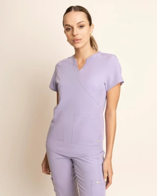 DELANTAL MUJER COMFORT LILA