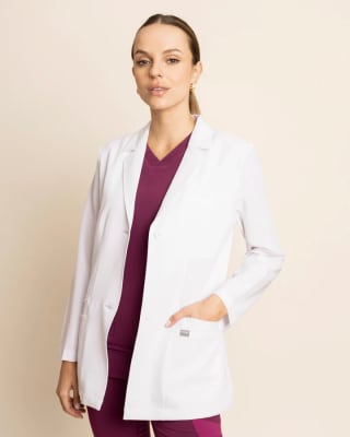 DELANTAL MUJER ADVANCE BLANCO