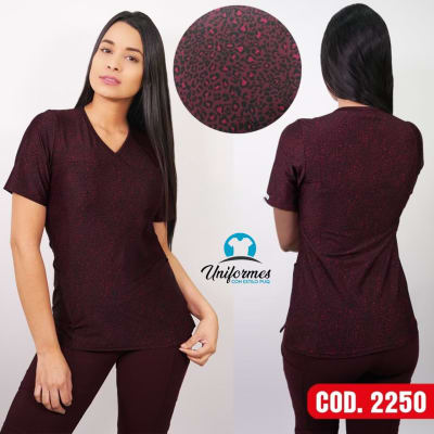 DELANTAL ESTAMPADO ELASTICADO 2250