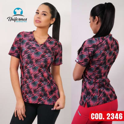 DELANTAL ESTAMPADO ELASTICADO 2346