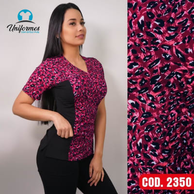 DELANTAL ESTAMPADO ELASTICADO 2350