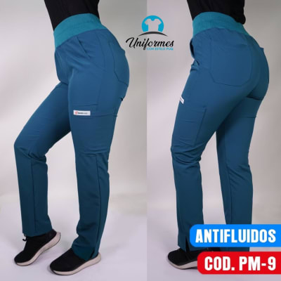 PANTALON UNISEX MEDICAL PETROLEO