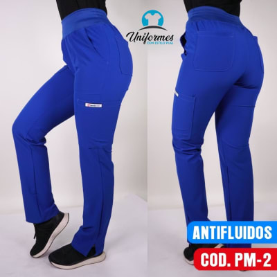 PANTALON UNISEX MEDICAL AZUL REY