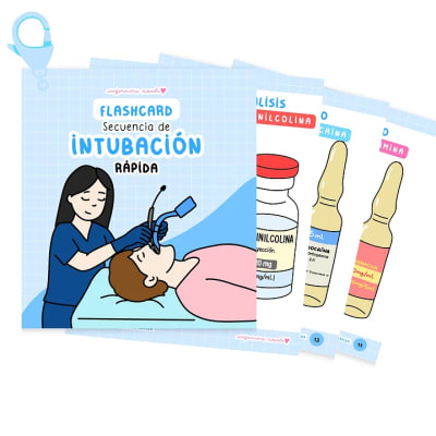 FLASHCARD SECUENCIA DE INTUBACION RAPIDA