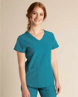 DELANTAL MUJER WONDER TEAL BLUE