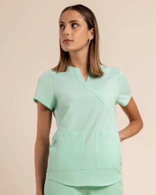 DELANTAL MUJER COMFORT MENTA