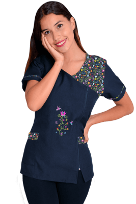 DELANTAL BRISA AZUL MARINO