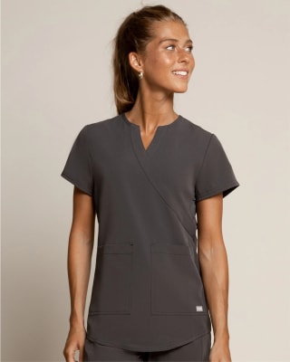 DELANTAL MUJER COMFORT GRIS