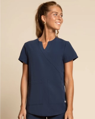 DELANTAL MUJER COMFORT AZUL MARINO