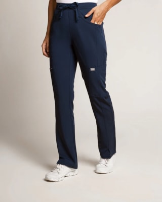 PANTALON MUJER COMFORT AZUL MARINO