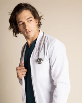 DELANTAL HOMBRE BASICS BLANCO