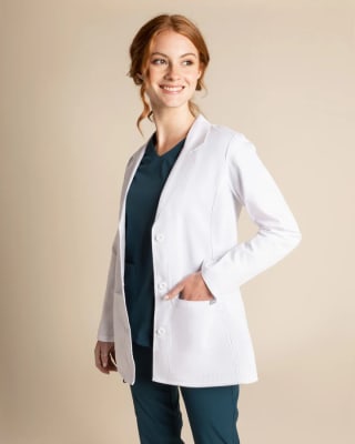 DELANTAL MUJER BASICS BLANCO