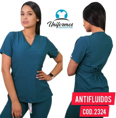 DELANTAL MUJER ANTIFLUIDOS PETROLEO