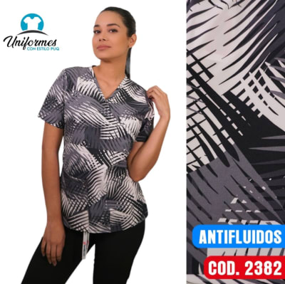 DELANTAL ANTIFLUIDOS ESTAMPADO 2382