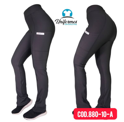PANTALON MUJER SPANDEX GRIS