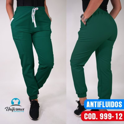 JOGGER UNISEX ANTIFLUIDO VERDE BOTELLA