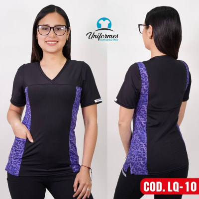 DELANTAL ESTAMPADO ELASTICADO LQ-10