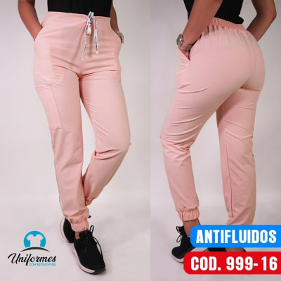 JOGGER UNISEX ANTIFLUIDO PALO ROSA