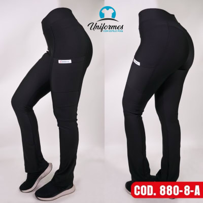 PANTALON MUJER SPANDEX NEGRO