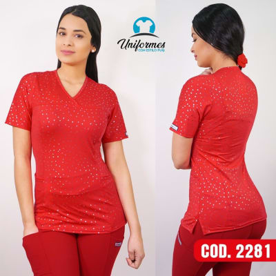 DELANTAL ESTAMPADO ELASTICADO 2281
