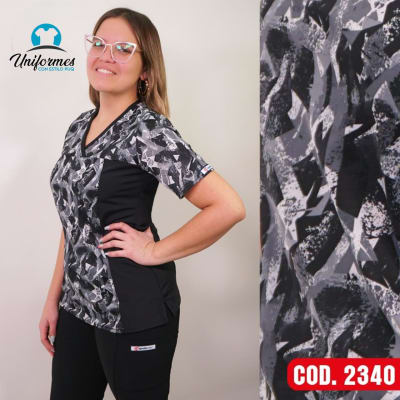 DELANTAL ESTAMPADO ELASTICADO 2340