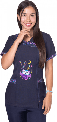 DELANTAL LECHUZA AZUL MARINO