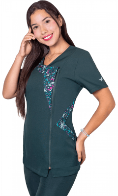 DELANTAL LIBELULA VERDE BOTELLA