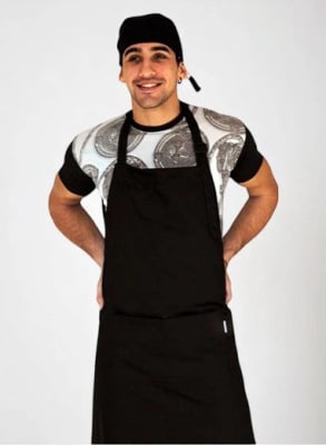 PECHERA FULL GABARDINA NEGRA