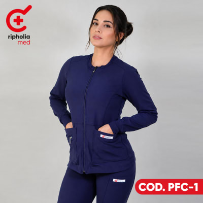 POLERON MUJER FLEXXY AZUL MARINO