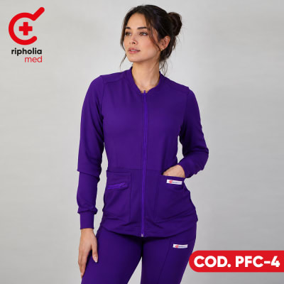POLERON MUJER FLEXXY MORADO
