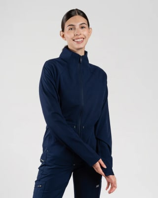 POLERON MUJER JACKET AZUL MARINO