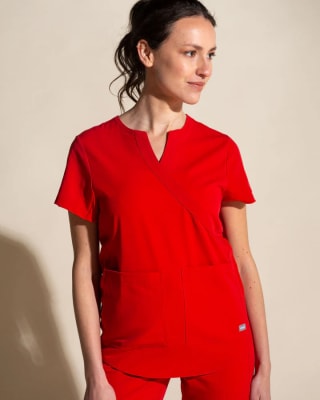DELANTAL MUJER COMFORT ROJO