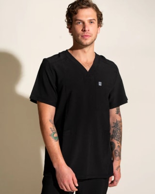 DELANTAL HOMBRE SPORT STRETCH NEGRO